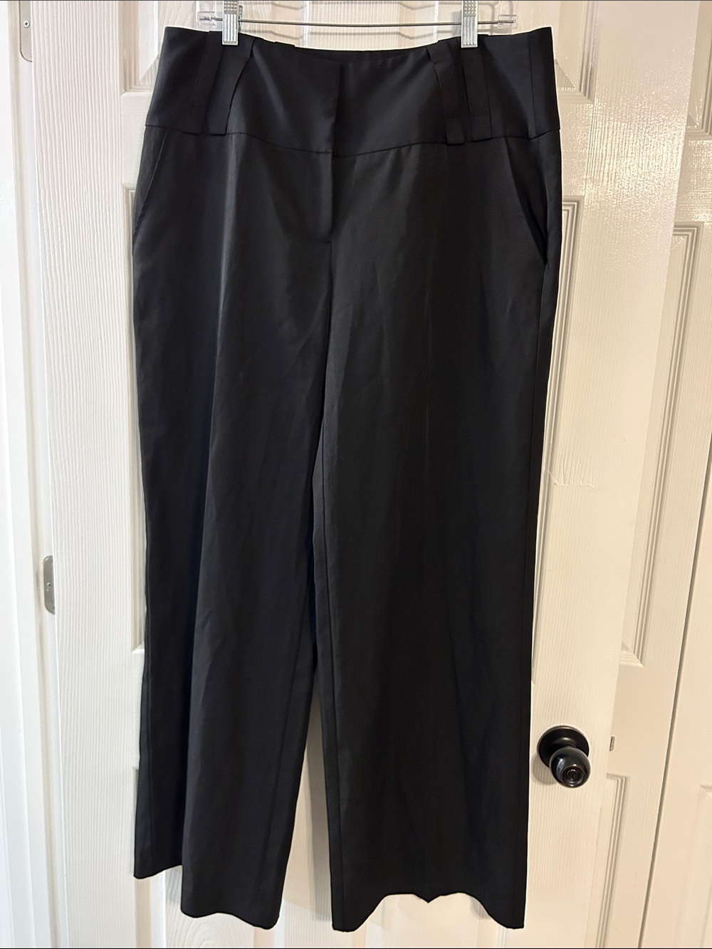Cato Black Wide-Leg Dress Pants for Women